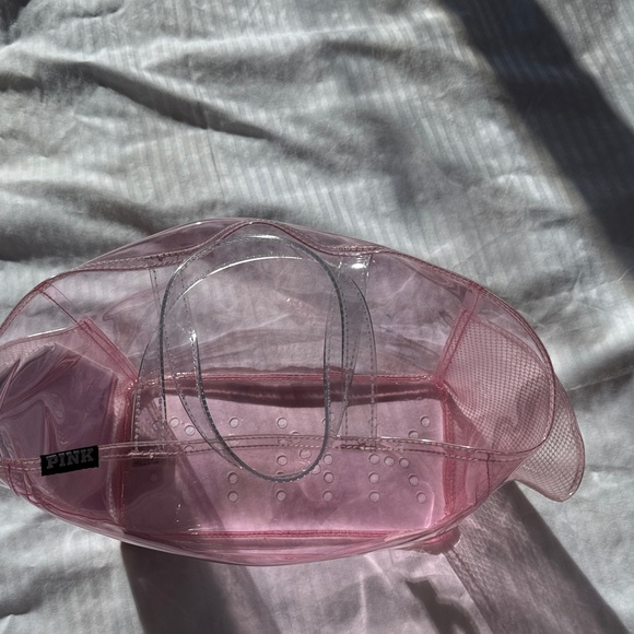 PINK Victoria's Secret Pink Sheer Tote - Picture 3 of 4
